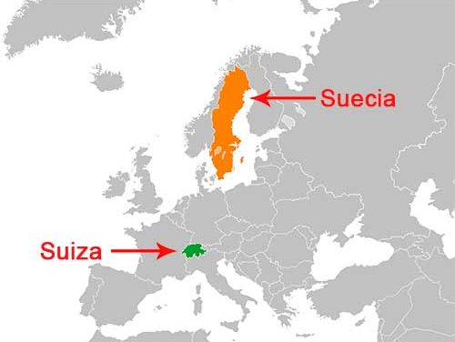 Qué diferencia hay entre Suiza y Suecia