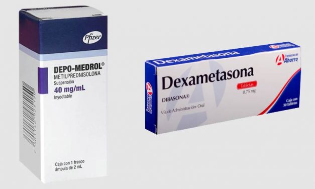 Qué diferencia hay entre dexametasona y metilprednisolona