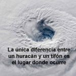 Qué diferencia hay entre tifón y huracán