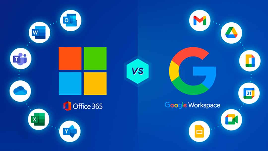 Qué diferencia hay entre Google Workspace y Office 365